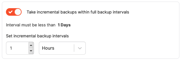 Incremental Backup